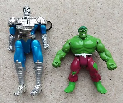 Buy Spider-Man Shape Shifters Wrist Blaster Action Figure Marvel Silver Hulk Toybiz • 15.99£