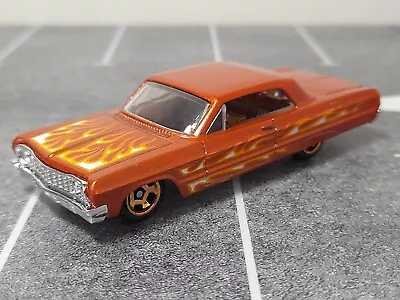 Buy Hot Wheels '64 Chevy Impala Copper With Flames  New Loose 1/64 • 4.99£