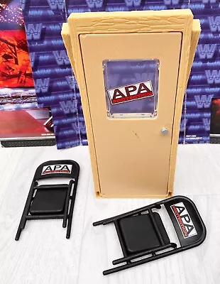 Buy WWE MATTEL ELITE FIGURE WRESTLING Accessories TOY APA 2 CHAIR DOOR BREAKABLE WWF • 16.99£