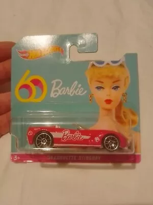 Buy Hot Wheels -Barbie 60 Years - ‘14 Corvette Stingray -2018 - Vehicle- Rare • 14.99£