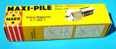 Buy Marx Maxi-Pile 12 Volt Decaperm Varied Ratio Geared Motor • 120£