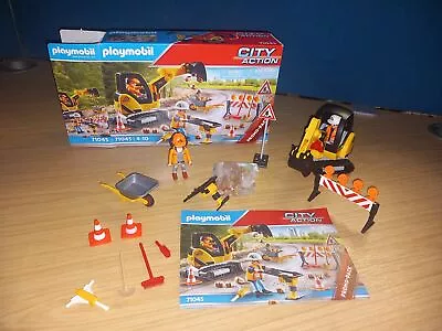 Buy Playmobil 71045 Promo Pack Construction Site Mini Digger Boxed Used / Clearance • 12.95£