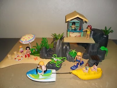 Buy PLAYMOBIL HOLIDAY BEACH ISLAND BAR (Jet Ski,People,Hotel) • 11.99£