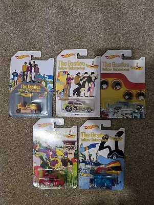 Buy Hot Wheels The Beatles Collection BRAND NEW IN PACKET (5 Cars) • 27£