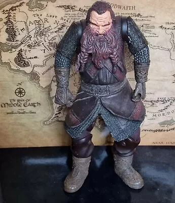 Buy The Lord Of The Rings Return Of The King GIMLI Deluxe 8  Figure TOY BIZ 2003 • 12.99£