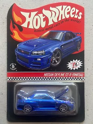 Buy 2018 Hot Wheels Red Line Club NISSAN SKYLINE GT-R R34 Spectraflame RLC JDM BNR34 • 599.99£