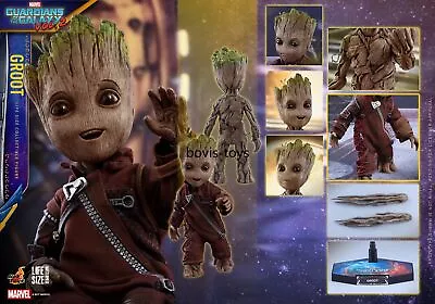 Buy New Hot Toys LMS004 Guardians Of The Galaxy 2-Groot 1/1 Scale Collector's Figure • 347.99£