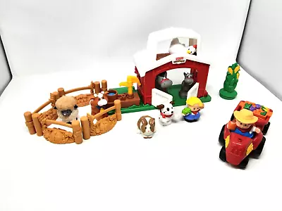 Buy Vintage Mattel 2001 Fisher Price Little People Farm With 9 Figures & Accessories • 20£
