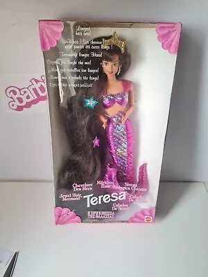 Buy 1995 Barbie Mattel Jewel Hair Teresa Mermaid Mermaid Siren Little Siren 14588 • 131.52£