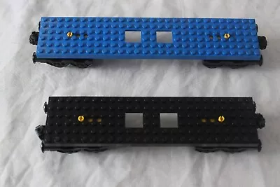Buy Lego 2x  Train Cariage Bases With Bogies And Buffers • 4.99£