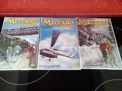 Buy 3 X Meccano Magazines OCT - DEC 1953 Vol.XXXV111 No.10-12 . VGC. • 3.99£