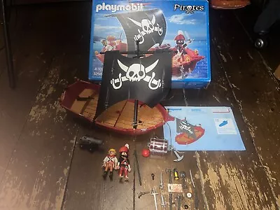 Buy Playmobil 5298 Boxed Pirate Ship Bundle Pirates Weapons  *Incomplete* • 22£