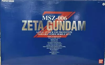 Buy PG Mobile Suit Z Gundam MSZ-006 Zeta Gundam 1/60 Scale Color-coded Plastic Model • 216.77£