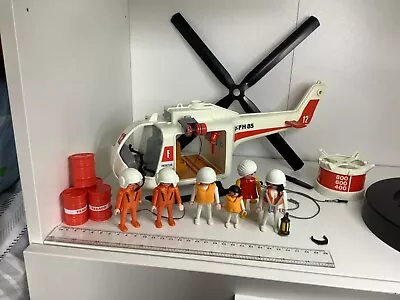 Buy Playmobil. Rescue Helicopter Set. Figures. INCOMPLETE. SOS. Vintage. 1974. • 15£