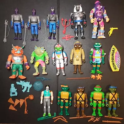 Buy RARE RETRO TMNT Teenage Ninja Turtles Figures ( Star Wars 3.75 Scale) Bundle Lot • 90£