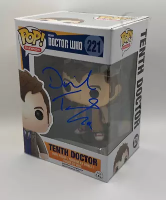 Buy David Tennant Signed Funko POP! Doctor Who #221 @ Wales Comic Con COA • 249.99£