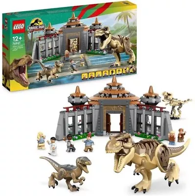 Buy LEGO 76961 Jurassic Park Visitor Centre T Rex & Raptor Attack, Brand New, Sealed • 103£