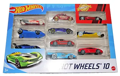 Buy Hot Wheels 10 Car Gift Pack LAMBORGHINI AVENTADOR VW BEETLE PORSCHE ASTON MARTIN • 24.99£