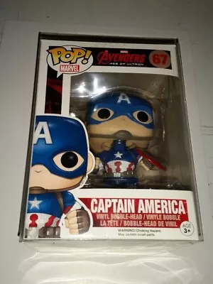 Buy Pop! Marvel Avengers #67 Captain America Vinyl Figure (nbx2) • 12.69£