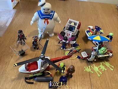 Buy Ghostbusters Playmobil Bundle Inc Stay Puff, Hot Dog Stand, Motor Bike Etc *READ • 35£