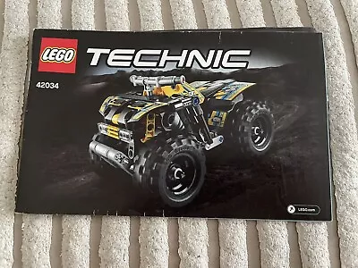 Buy 42034 Lego Instruction Manual - Technic Quad Bike - Book 1 Of 2 • 2.99£