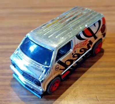 Buy Hot Wheels Custom '77 Dodge Van , Chrome Nickel 1/64 • 2£