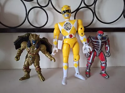 Buy Mighty Morphin Power Rangers Yellow Ranger Action Figure 1993 Lord Zedd & Goldar • 6£