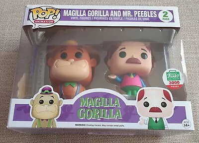 Buy Magilla Gorilla And Mr. Peebles Funko Pop 2 Pack Figures Limited Edition • 14.99£