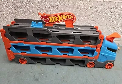 Buy Hot Wheels City Speedway Toy Car Transporter Storage Carrier 2 Metre Racetrack • 22.50£