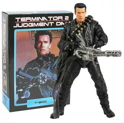 Buy NECA Terminator 2: Judgment Day T-800 Arnold Schwarzenegger Action Figure 7  • 38£
