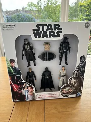 Buy Star Wars Action Figure Set Of 6 Darth Vader/Luke/Mandalorian 6 Inches BNIB New • 5.95£