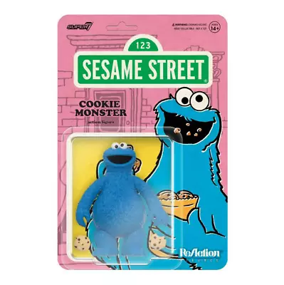 Buy Sesame Street W2  Cookie Monster SUPER7 3.75  FIGURE SEST-07854 • 21.49£