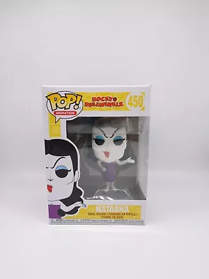 Buy Funko Pop Natasha Rocky And Bullwinkle 450 Natasha Fatal Vinyl Figure Original Packaging New • 13.14£