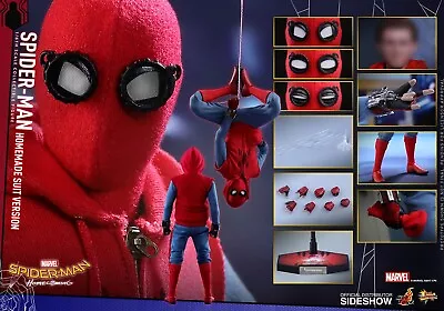 Buy Hot Toys Spiderman Homecoming (Homemade Suit) - Super Mint - FREE UK DELIVERY. • 149.99£