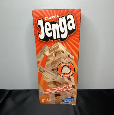 Buy Hasbro Jenga Classic Block Stacking Game For 1+ Players Hardwood Strategy 6+ New • 7.46£