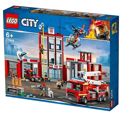Buy LEGO 77944 City Fire Station Headquarters - Brand New, Factory Sealed, Retired • 130£