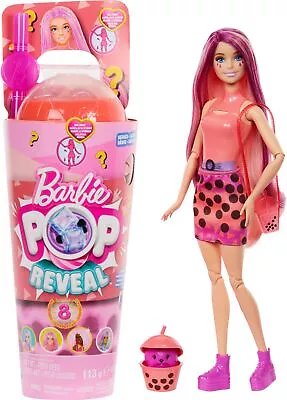 Buy Barbie Pop Reveal Bubble Tea Series Doll & Accessories With Fashion Doll & Pet • 49.99£
