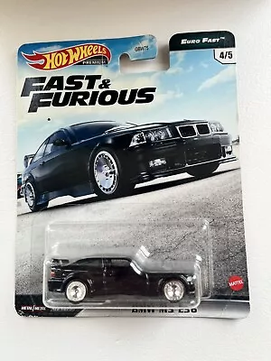 Buy 2020 Hot Wheels Premium Fast And Furious BMW M3 E36 Euro Fast Real Riders • 18.99£
