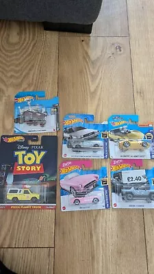 Buy Hotwheels Movie Car Bundle Including Toy Story, Delorean, Barbie Etc • 55£
