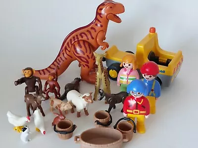 Buy Playmobil Spares Dinosaur Animals Monkeys Cow Sheep Rabbit Toys 21 Pieces (A) • 7.99£