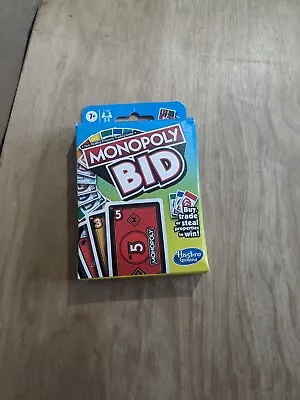 Buy Monopoly Bid Classic Party Card Game BNIB Complete • 6.99£