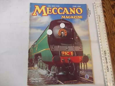 Buy Prewar Meccano Magazine - June 1941 -good Condition For Year - Please Read Below • 4.99£