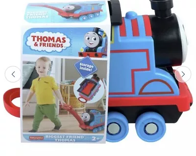 Buy Thomas & Friends Biggest Friend Pull-Along Thomas The Tank Engine Kids Toy Train • 18.50£