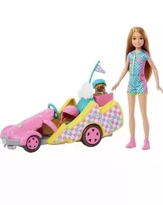 Buy Barbie Stacie & Dog To The Rescue Go Kart Set • 17.99£