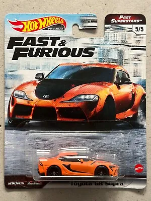 Buy 2021 Hot Wheels Premium Fast And Furious TOYOTA GR SUPRA Fast Superstars FF9 • 19.99£