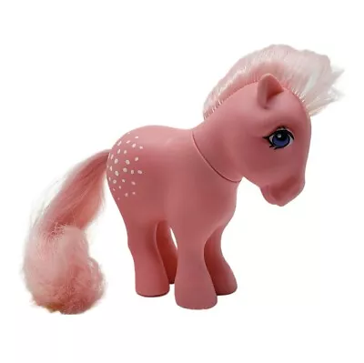 Buy 1980s Vintage HASBRO My Little Pony G1 Cotton Candy Mlp Pink Horse Toy 1983 • 11.20£