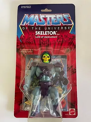 Buy Masters Of The Universe Skeletor Commemorative Vintage Figure Mattel 2000 MOC • 65£