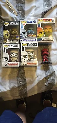 Buy Star Wars Trooper Funko Pop Bundle With Hot Toys Figure. • 40£