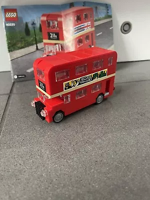 Buy LEGO CREATOR: London Bus (40220) No Box Manual And Lego Bus Only Vgc • 6.99£