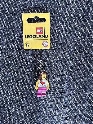 Buy Lego Legoland Pink Girl Keyring - BNWT Genuine Authentic Limited Edition Minifig • 3.49£